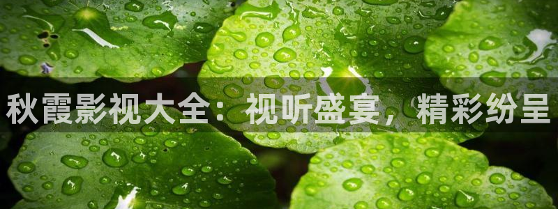 天狼电影在线看免费观看：秋霞影视大全：视听盛宴，精彩纷呈